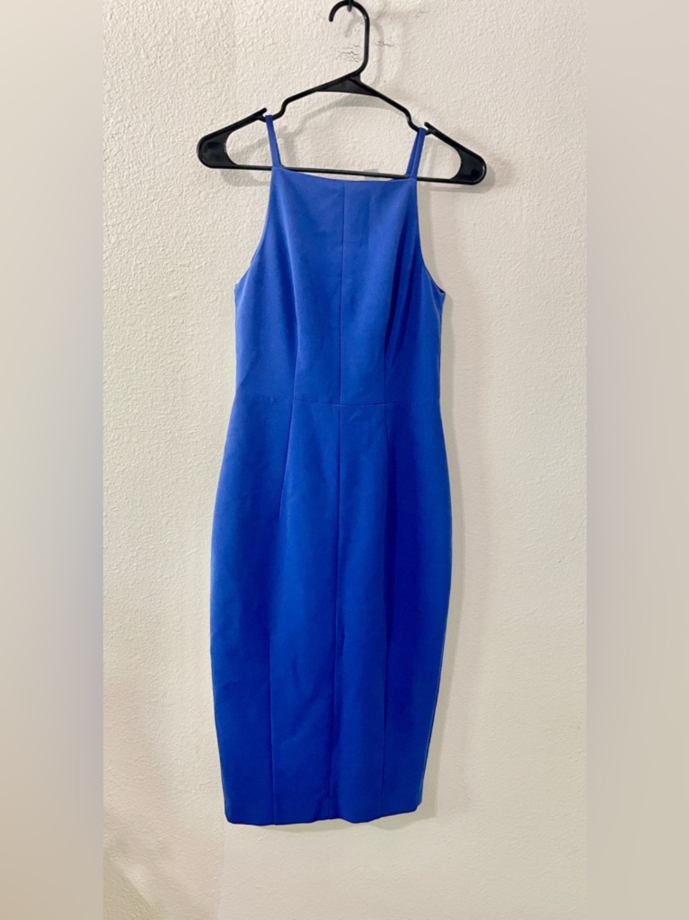 H&M Spaghetti Strap Midi Dress | Royal Blue | Size 4 - Picture 2 of 6